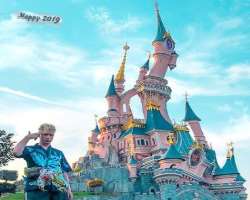 Joost visited Disneyland, Paris on New Year's day of 2019.
